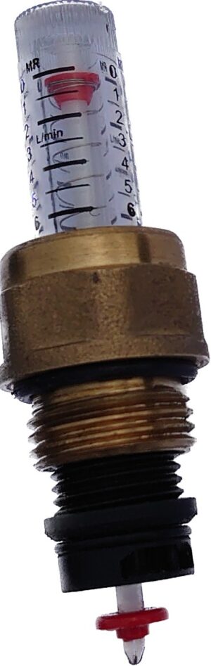 Flowmåler til gulvvarmefordeler 2 bar