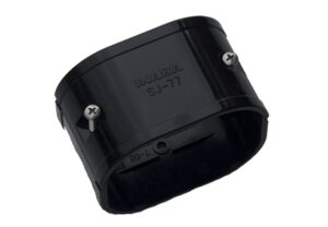 Inaba kabelkanal muffe Sort