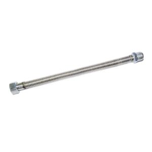 Stål flexslange 1/2 x 300 mm , omløber/nippel