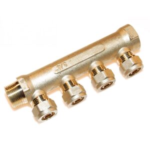 Fordelerrør til 4 kredse