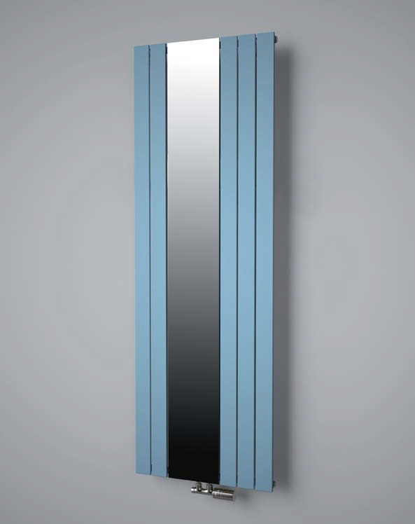 Collom hvid radiator med spejl_320100260