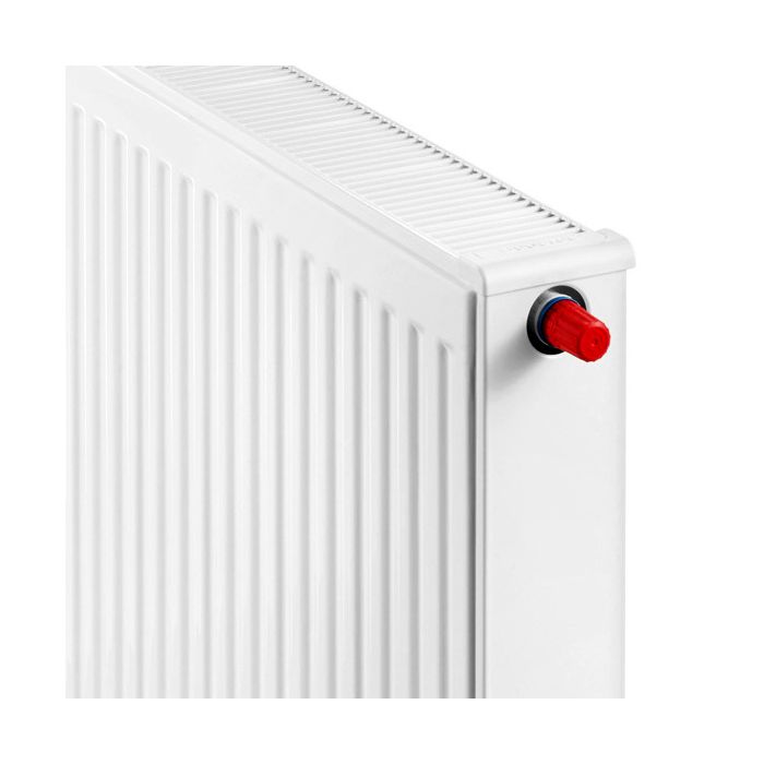 Heizrad radiator til integreret ventil