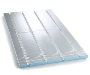 Varmefordelingsplade med isolering 25mm 3 Spor