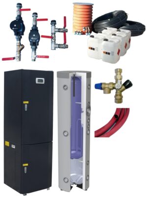 CopMax 10kW Jordvarmesæt m/ 180/100 Akku tank og vvb