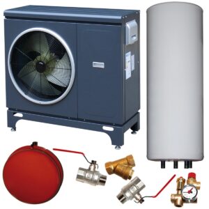 CopMax RS10 m/Akku tank 140 L Varmepumpesæt