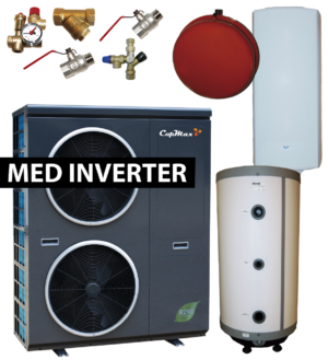 CopMax HS15V m/Multitank 200/37 L Varmepumpesæt