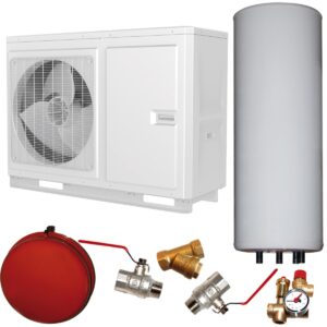 CopMax High Power 4 kW SG m/Akku tank 140 Liter Varmepumpesæt