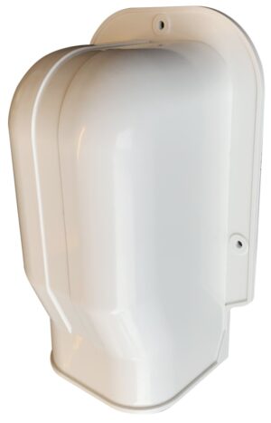 CopMax kabelkanal Vægtilslutning 75x63 mm Hvid