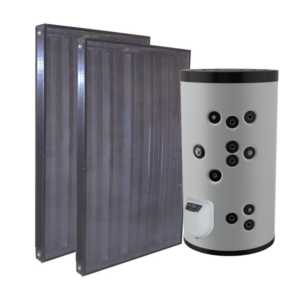Deluxe solfangersæt m/300 liter solvarmebeholder