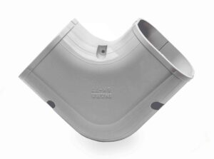 Inaba kabelkanal vinkel 90° - Grå