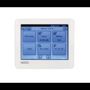 Wavin AHC 9000 display med trykfølsom skærm