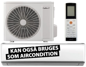 Copmax Lomo varmepumpe luft/luft 3,5 kW