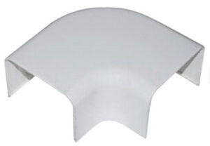 KD-kabelkanal vertikal hjørne 90° Hvid