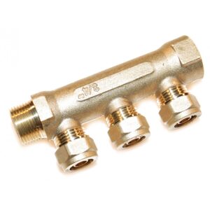 Fordelerrør til 3 kredse