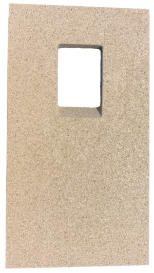 Rolli E keramisk bagplade til pilleovn