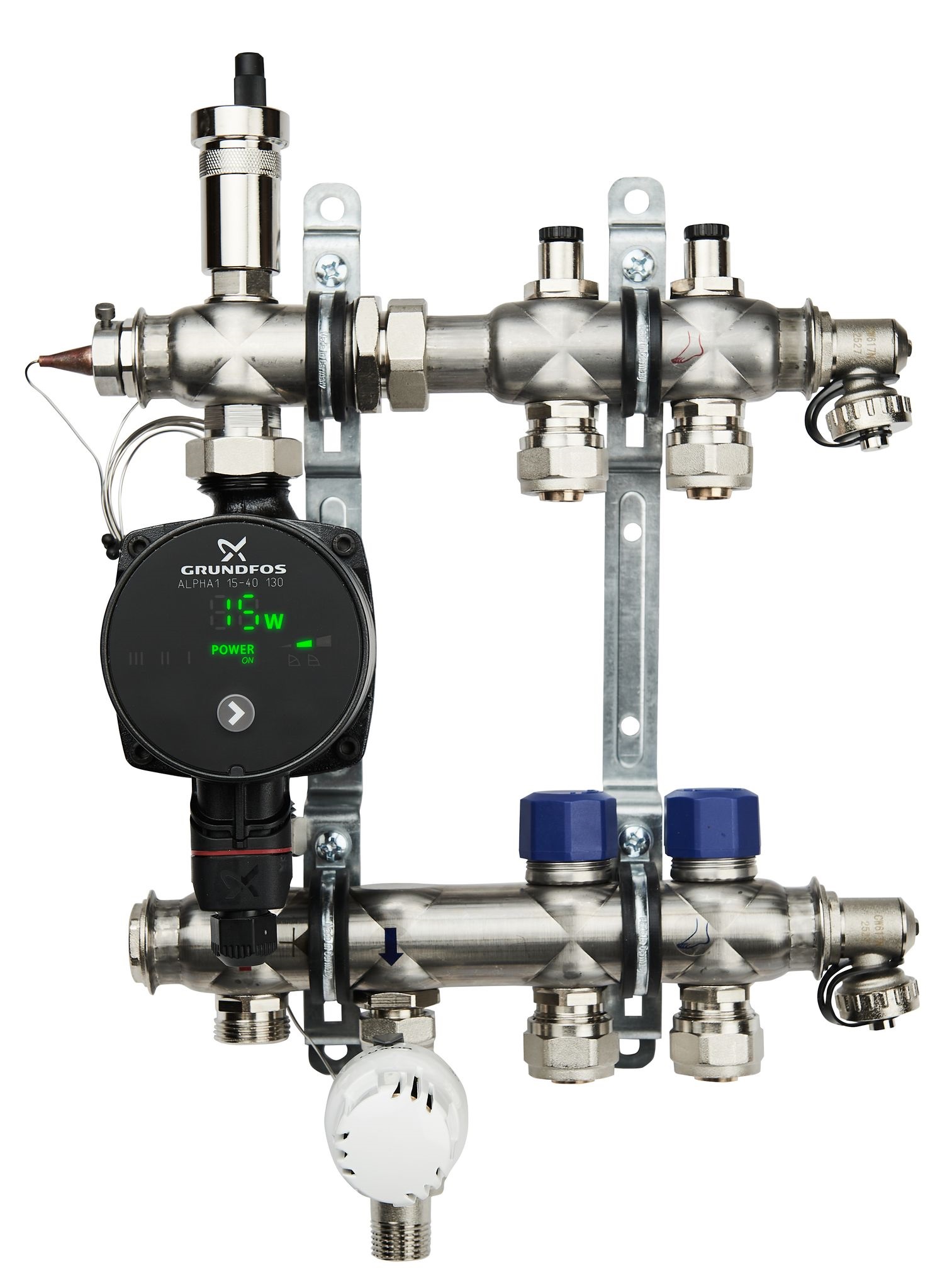 466216442_DVI Gulvvarme shunt 2 kredse med Grundfos Alpha