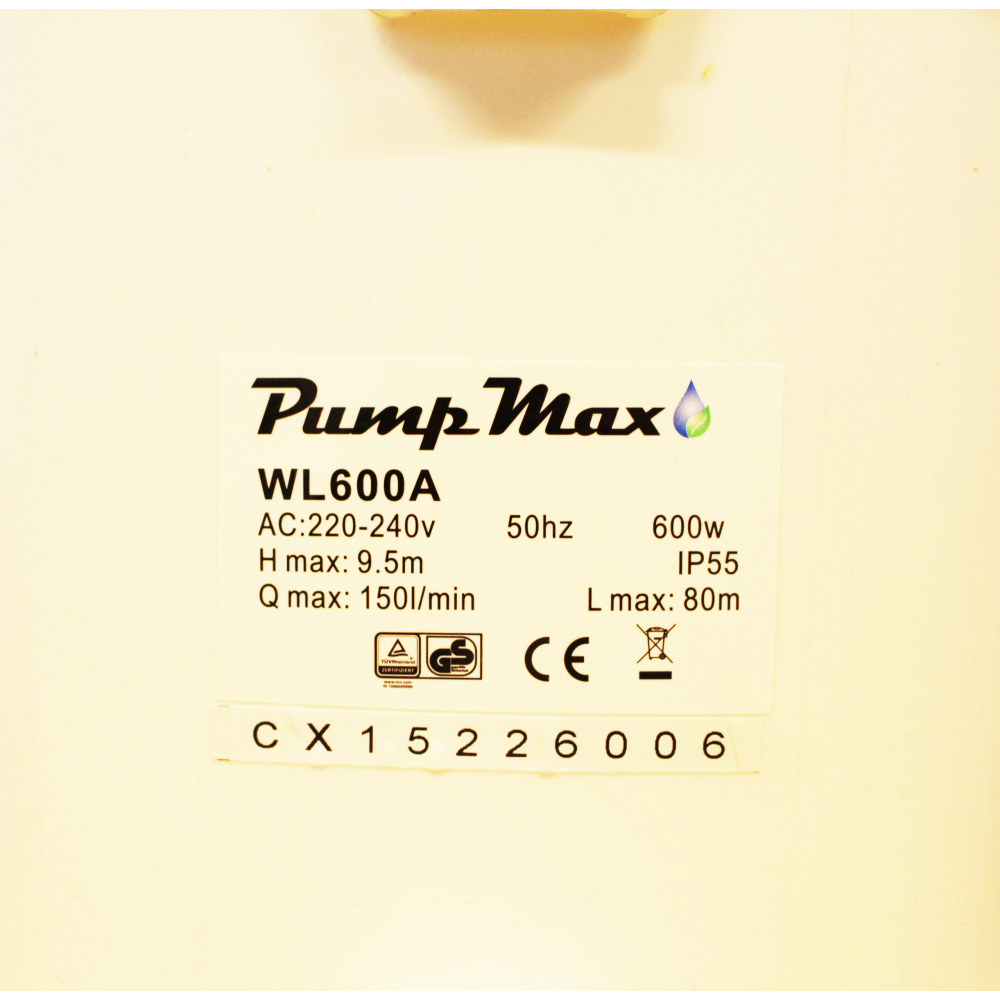 614314100 Pump Max 4 wc-afløbspumpe